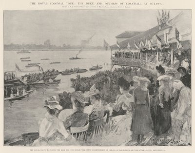 皇家殖民地之旅，康沃尔公爵和公爵夫人在渥太华 作者 亨利·查尔斯·塞普金斯·赖特